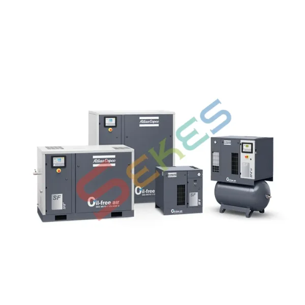 Atlas Copco SF 1-6 SF⁺ 2-22 Oil-free Scroll Compressors