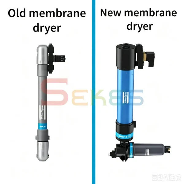 Atlas Copco Old & New Membrane Air Dryers