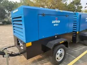 LUY125-7Bar 90kW 440CFM 100PSI Mobile Compressor