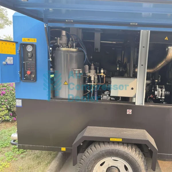 LUY105-12 90kW 370CFM 175psi Mobile Compressor (1)