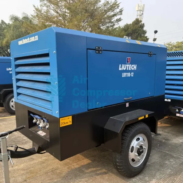 LUY110-12Bar 93kW 385CFM 175PSI Mobile Compressor (2)
