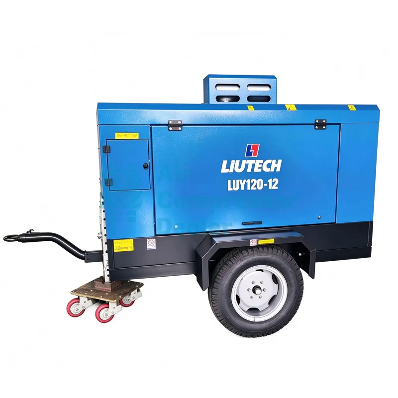 LUY120-12 118kW 425CFM 175PSI Mobile Compressor