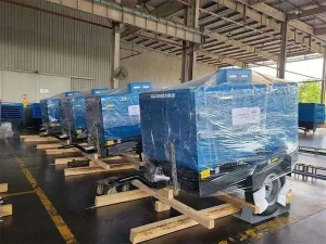 LUY120-12Bar 118kW 425CFM 175PSI Mobile Compressor