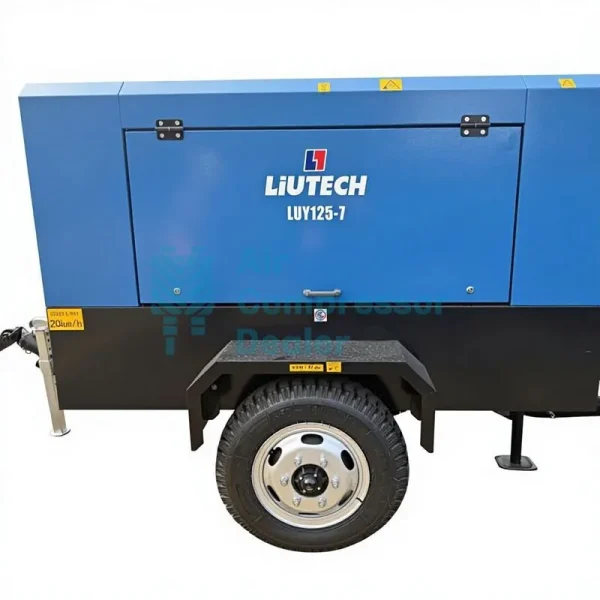 LUY125-7Bar 90kW 440CFM 100PSI Mobile Compressor (3)
