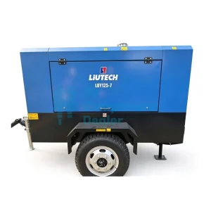 LUY125-7Bar 90kW 440CFM 100PSI Mobile Compressor (4)